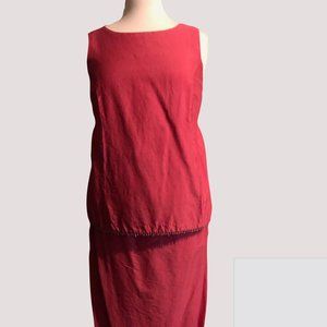 Gorgeous silk 2-piece dress Mimi Maternity